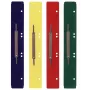 WEKRE 100 Filing Strips Assorted Colors Plastic
