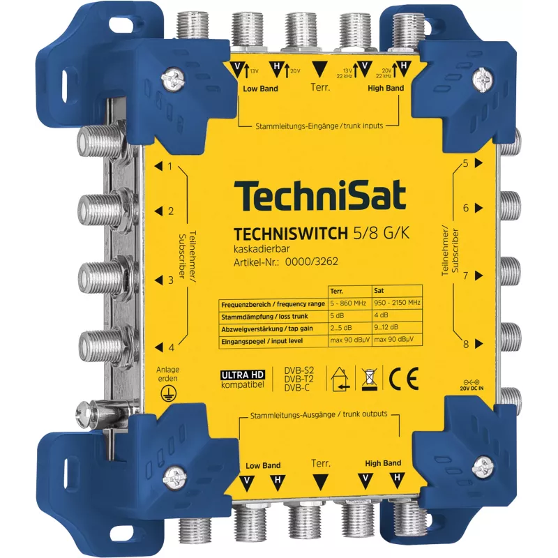 TechniSat TECHNISWITCH 5/8 G/K multijungiklis
