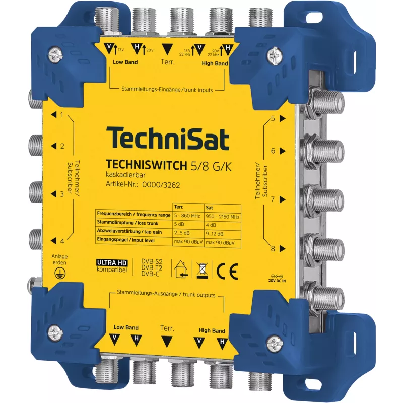 TechniSat TECHNISWITCH 5/8 G/K multijungiklis