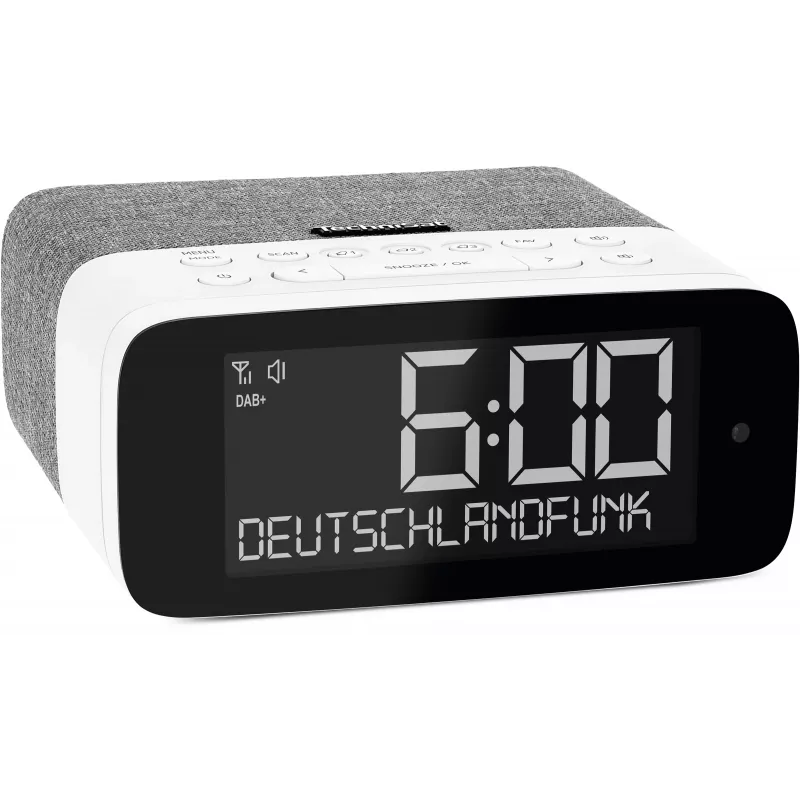 TechniSat DigitRadio 52 ASA DAB+/UKW Bluetooth Radijo imtuvas pilka/balta