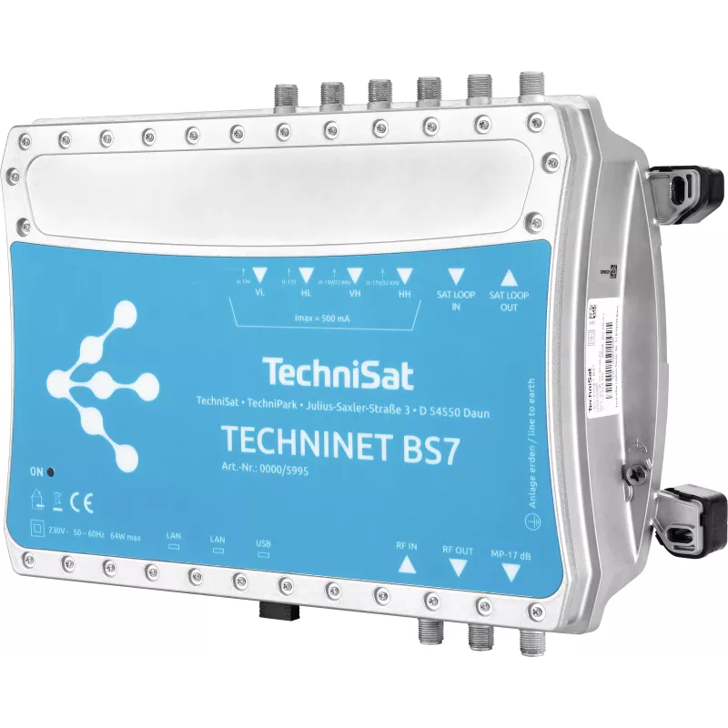 TechniSat TechniNet BS7 Digital 16-Fold Compact Headend Station DVB-S(2) / DVB-C (0000/5995)