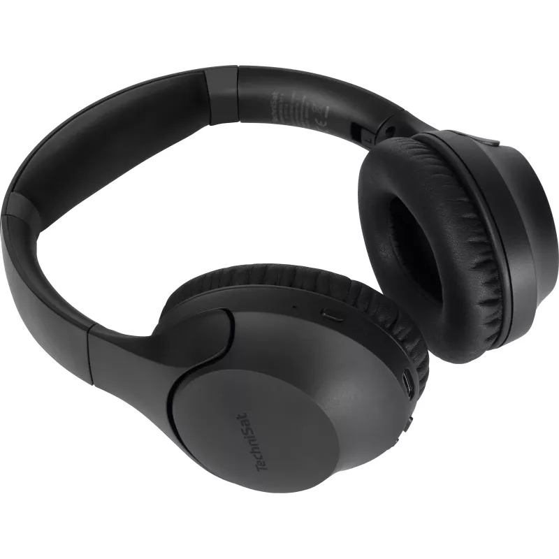 TechniSat Stereoman 3 BT belaidės ausinės „Bluetooth“ juodos