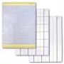 Dyckhoff Mojito Cocktail Checkered Dish Towel Set 3-Piece 50x70 cm