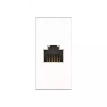 Kindermann Konnect flex 45 click Cat-6A BTR Modular Faceplate Snap-In RJ45 Data Module
