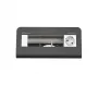 Kindermann CablePort desk² 80 4 vietų stalinis maitinimo modulis, juodas