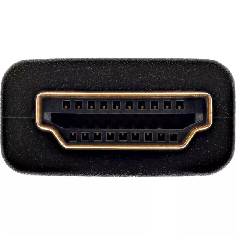 Kindermann HDMI 2.1 kabelis, 3 m (St/St) - Ethernet - juodas (K-17903A)