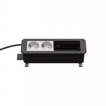 Kindermann CP Office Desk 4-Fold 2x Power Outlet Desk Module
