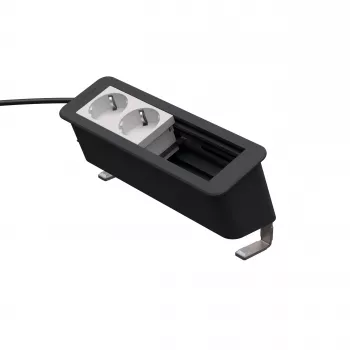 Kindermann CP Office Desk 4-Fold 2x Power Outlet Desk Module
