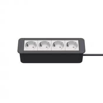 Kindermann CP Office Frame 4-Way 4 x Power Socket (7551000204)