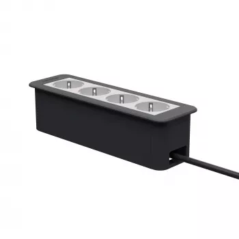 Kindermann CP Office Frame 4-Way 4 x Power Socket (7551000204)