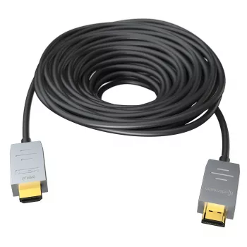 Kindermann HDMI 2.0 AOC Cable 30m Male to Male – aktyvus optinis HDMI laidas 4K UHD @ 60Hz, 18 Gbps, juodas
