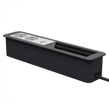 Kindermann CP Office Frame 6f 2xSt 1xUSB PD (7551000332)