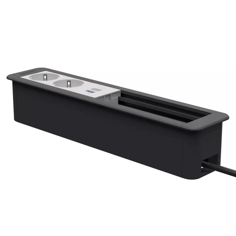 Kindermann CP Office Frame 6f 2xSt 1xUSB PD (7551000332)