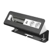 Kindermann CablePort desk² 6-ių dalių modulis su 2x maitinimo lizdais ir USB, tvirtinamas spaustuku prie stalo