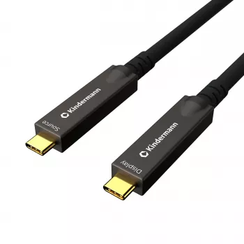 Kindermann USB-C AOC Full Feature Cable 10m Male/Male