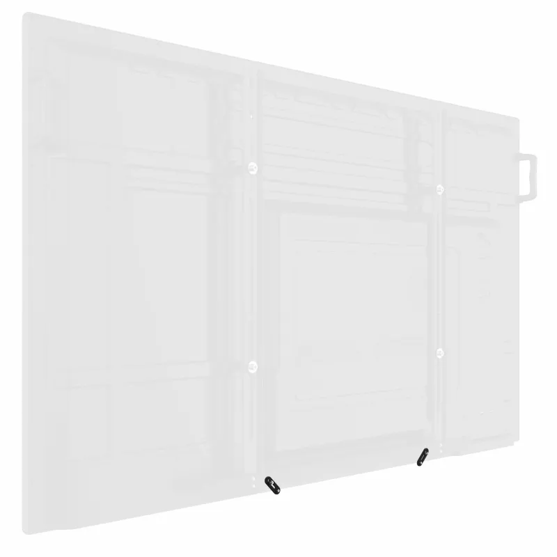 Kindermann garso juostos adapteris (7553000004) – VESA tvirtinimas, juodas, 20 kg talpa