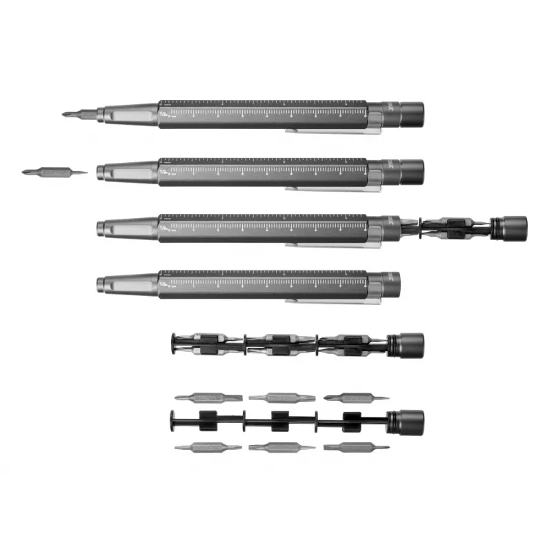 TROIKA Bit-Stift CONSTRUCTION TOOL 13 Multi-Tool Ballpoint Pen (BIT20/TI)