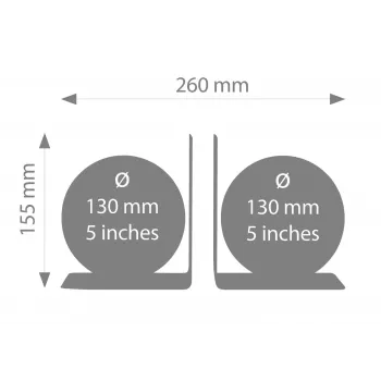 TROIKA Globe Set BOOKGLOBE (G1303-DBBR/BK)