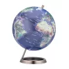 TROIKA Globe 23.5 Degrees (G2507-P2P2/CB) – stalo gaublys, popieriaus prispaudėjas, chromuotas pagrindas, 60 mm