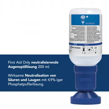 First Aid Only Neutralizing Eye Wash Bottle pH Neutral 200 ml