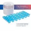 First Aid Only tabletinė su tablečių skaldytuvu, mėlyna balta