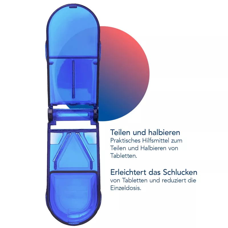 First Aid Only Pill Splitter Blue
