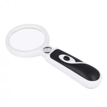 First Aid Only Magnifier White 8x 12x