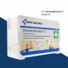 First Aid Only sieninis laikiklis pirmosios pagalbos rinkiniui C, su išgręžtomis skylėmis, baltas/pilkas