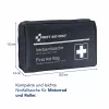 First Aid Only Motociklo pirmosios pagalbos rinkinys DIN 13167 mėlynas su perspėjamąja liemene