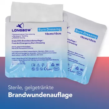 First Aid Only Burn Dressing P-91400 00 Transparent 10 vnt.