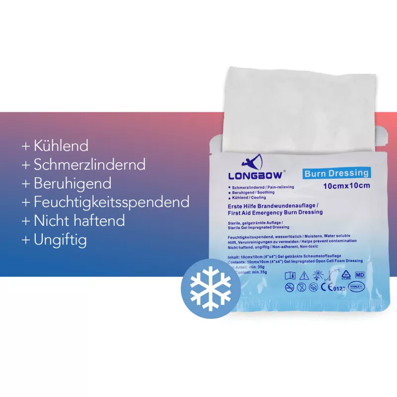 First Aid Only Burn Dressing P-91400 00 Transparent 10 vnt.