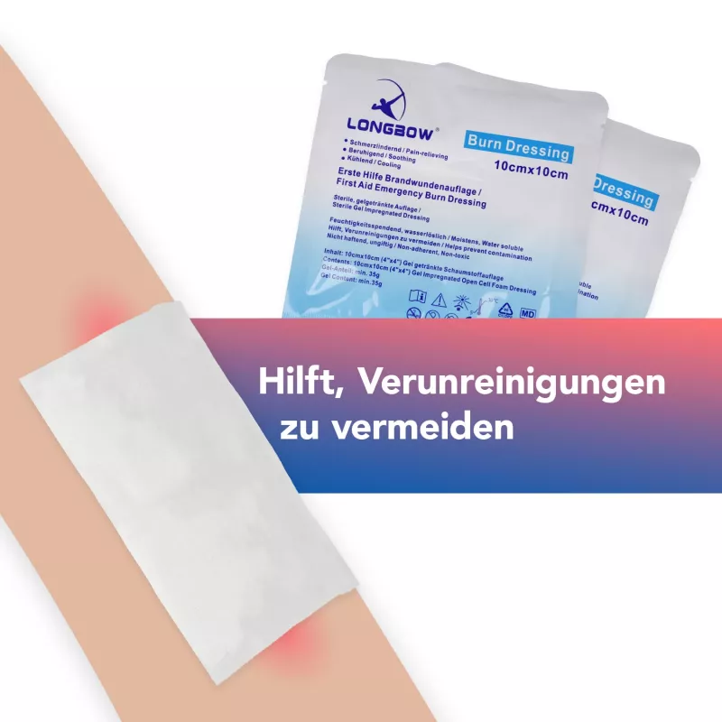 First Aid Only Burn Dressing P-91400 00 Transparent 10 vnt.