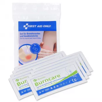 First Aid Only Burn Gel P-91401 00 Transparent 8 Sachets