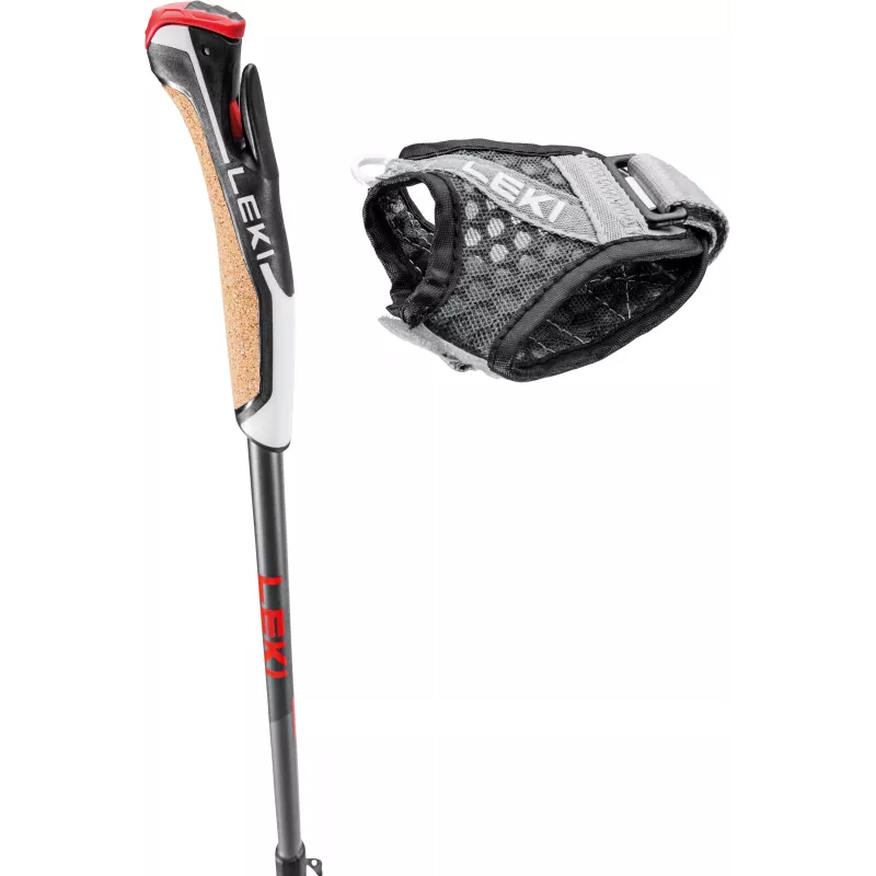 LEKI KIJE Nordic Walking Instructor Lite raudona