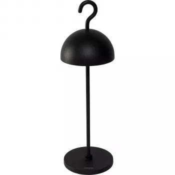 Sompex HOOK Black stalinė lempa su integruotu šviesos diodu ir lietimo reguliatoriumi