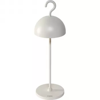 Stalinė lempa Sompex HOOK balta su integruotu LED, liečiamu reguliatoriumi, 5W, 400lm, 3000K