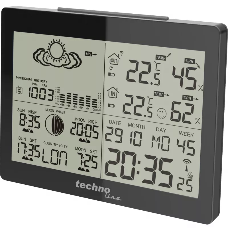 TECHNO LINE WS6760 Oraninė stotelė su lauko jutikliu