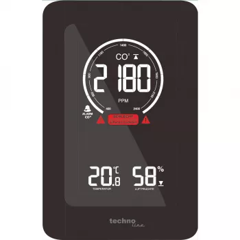TECHNO LINE WL1030 oro kokybės monitorius ir meteorologinė stotis su CO2, temperatūros ir drėgmės matavimu