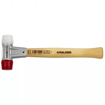 Halder BASEPLEX minkštojo veido plaktukas 30 mm nailonas, celiuliozės acetatas