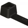HellermannTyton T18L PA66W BK 100 juostelė kabeliams, juoda, 205 mm x 2,5 mm, 100 vnt.