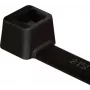 HellermannTyton T30R-W-BK-C1 Kabelio raištis, vidiniai dantukai, 150 mm x 3,5 mm, juodas, poliamidas 6.6, 100 vnt.