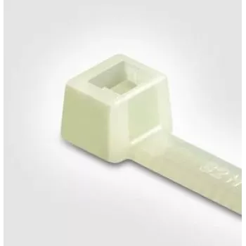 HellermannTyton T-Series Inside Serrated Cable Tie, 390mm x 7,6mm, Transparent, PA66, 100-Pack (111-12019)