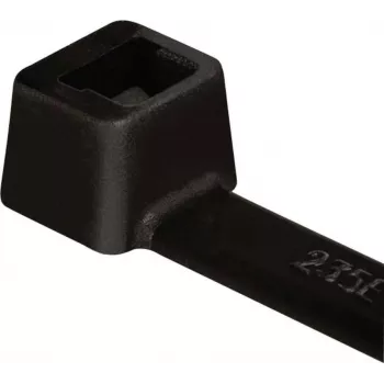 HellermannTyton T-Series viduje dantytas kabelio raištis, 460 mm x 7,6 mm, juodas, PA66, 100 vnt. pakuotė (111-12660)