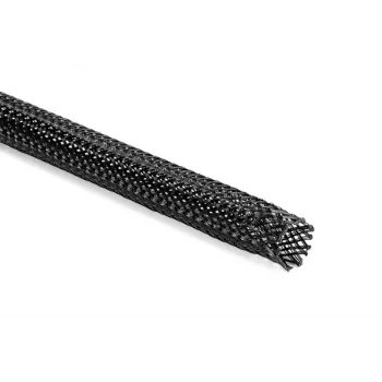 HellermannTyton Helagaine HEGPX40 pinta rankovė, 40 mm nominalus skersmuo, poliesteris (PET), juoda, 50 m