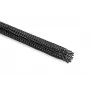 HellermannTyton Helagaine HEGPX40 pintas apsauginis žarninis tinklelis, 40 mm vardinis skersmuo, poliesteris (PET), juodas, 50 m