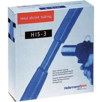 HellermannTyton HIS-3 Termosusitraukiantis vamzdelis 3,2 mm juodas 1,2 m poliolefinas 2:1
