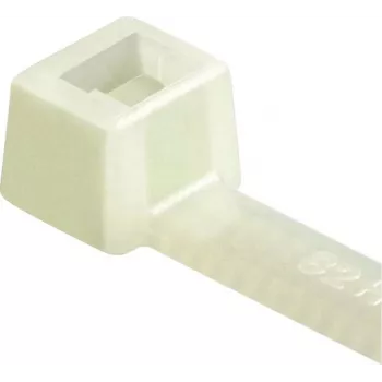 HellermannTyton T30LL-PA66-NA-C1 kabelio raištis, viduje dantytas, T serija, 290 mm x 3,5 mm, skaidrus, 100 vnt.