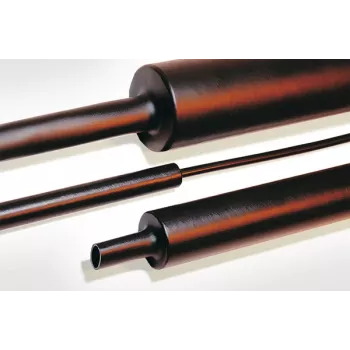 HellermannTyton MA47 termiškai susitraukiantis vamzdelis 4:1 nuo 95 mm iki 30 mm juodas 1 m 4 vnt 323-20950