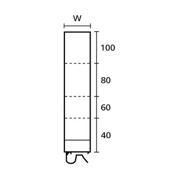 HellermannTyton 181-10020 Lipnus kabelių raiščių laikiklis - juodas - ABS - 14 mm
