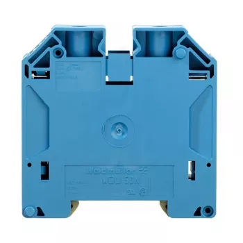 Weidmüller Feed-Through Terminal Block WDU 50N Blue, 50 mm², Screw Connection